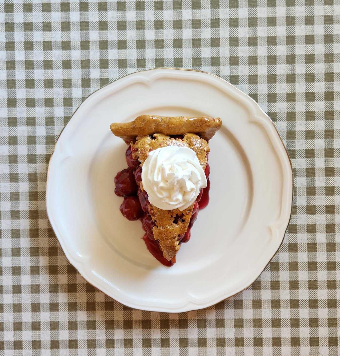 Cherry Pie — Handcrafted Food Sculpture