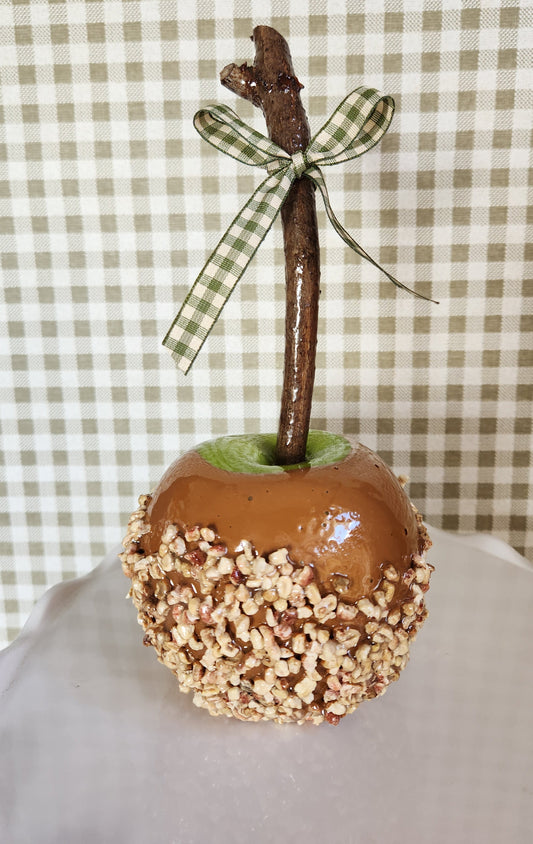 Candy Apple Hand-Finished | Full-Sized Decorative Fall & Halloween Decor