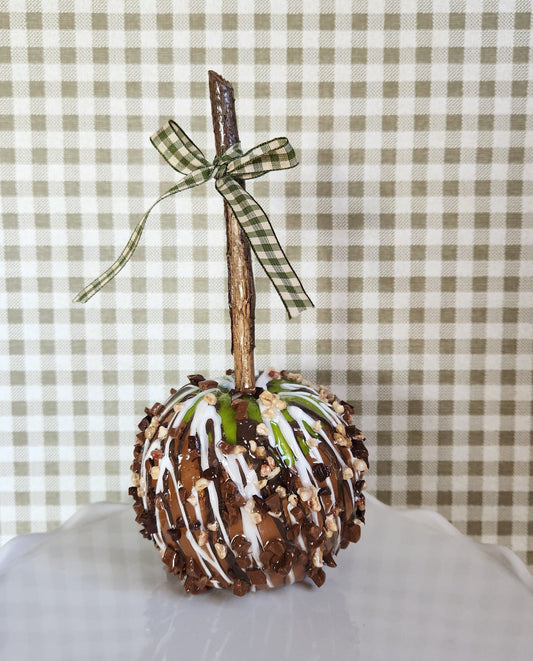 Candy Apple Hand-Finished | Full-Sized Decorative Fall & Halloween Decor