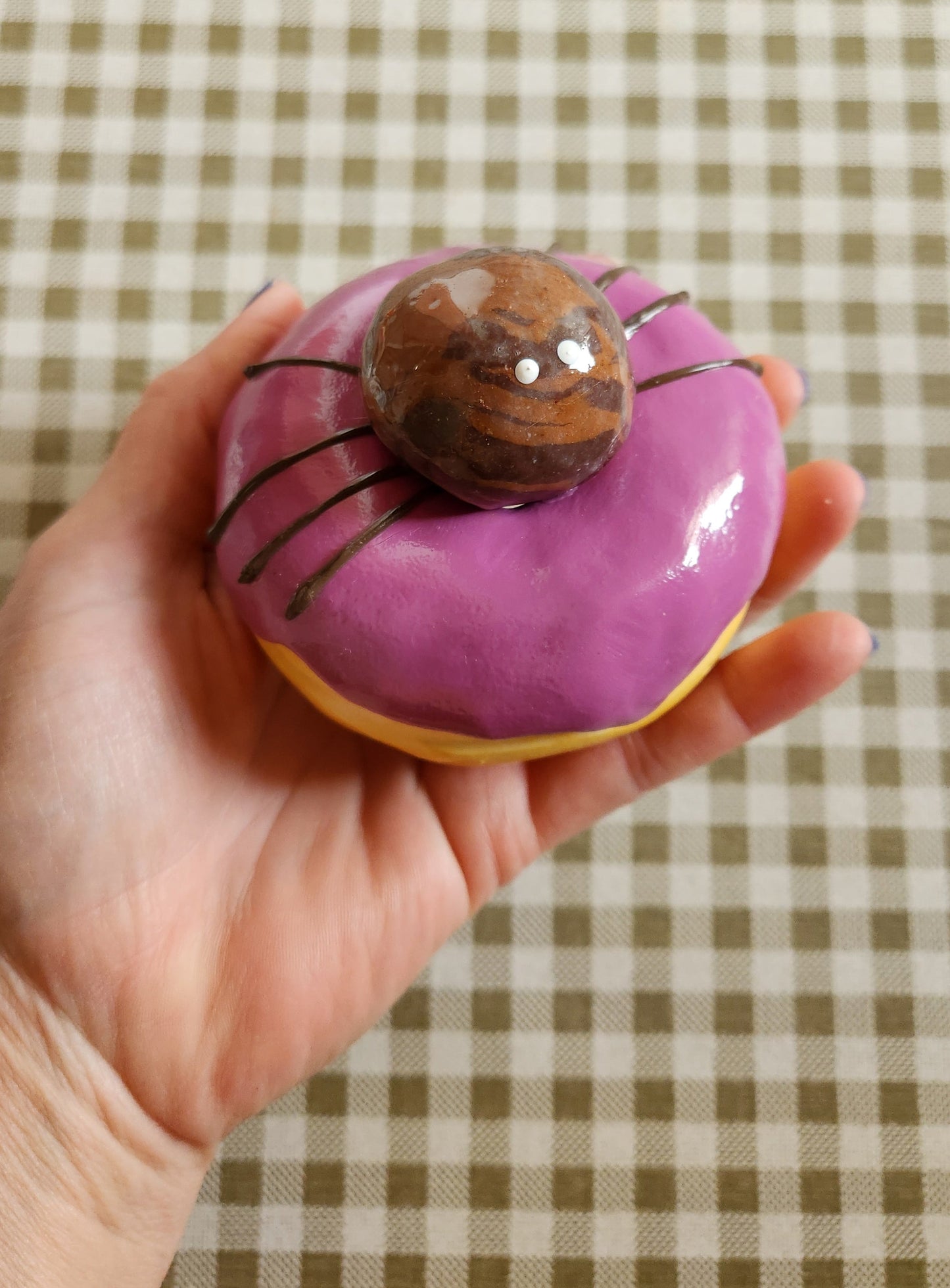 Spider Donut— Handcrafted Food Sculpture