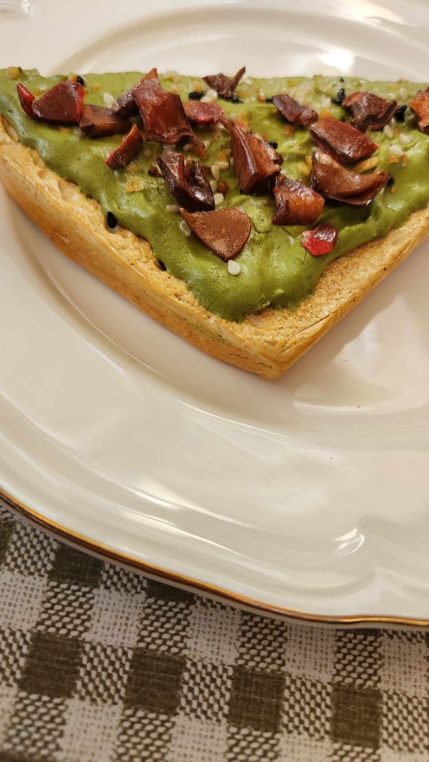 Bacon Avocado Toast — Handcrafted Food Sculpture