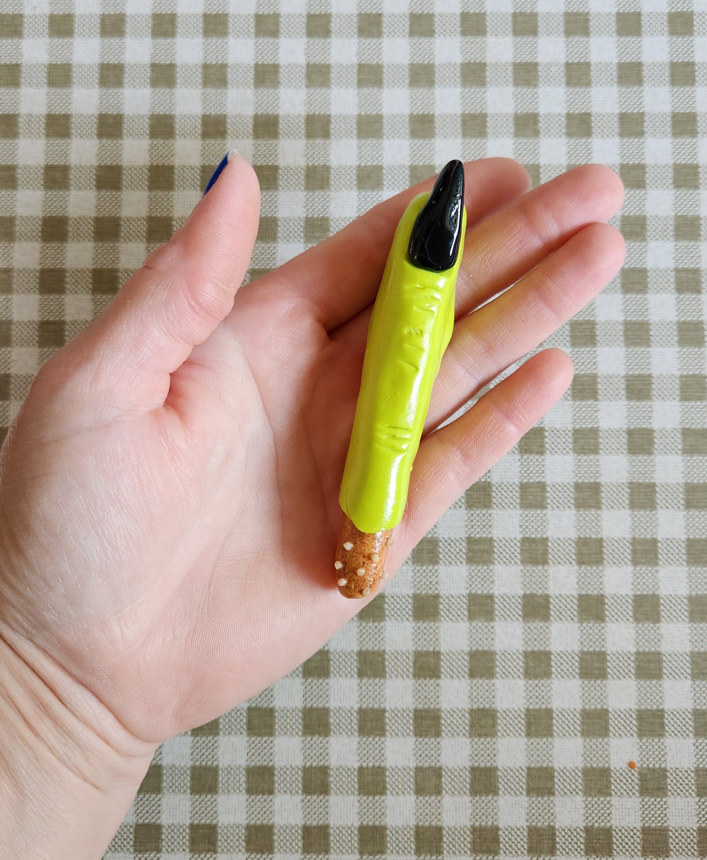 Set of 2 Witch Fingers— Handcrafted Food Sculpture