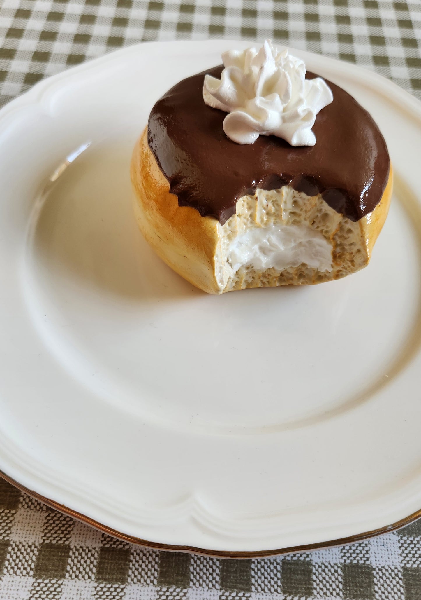 Kreme Delight Donut— Handcrafted Food Sculpture