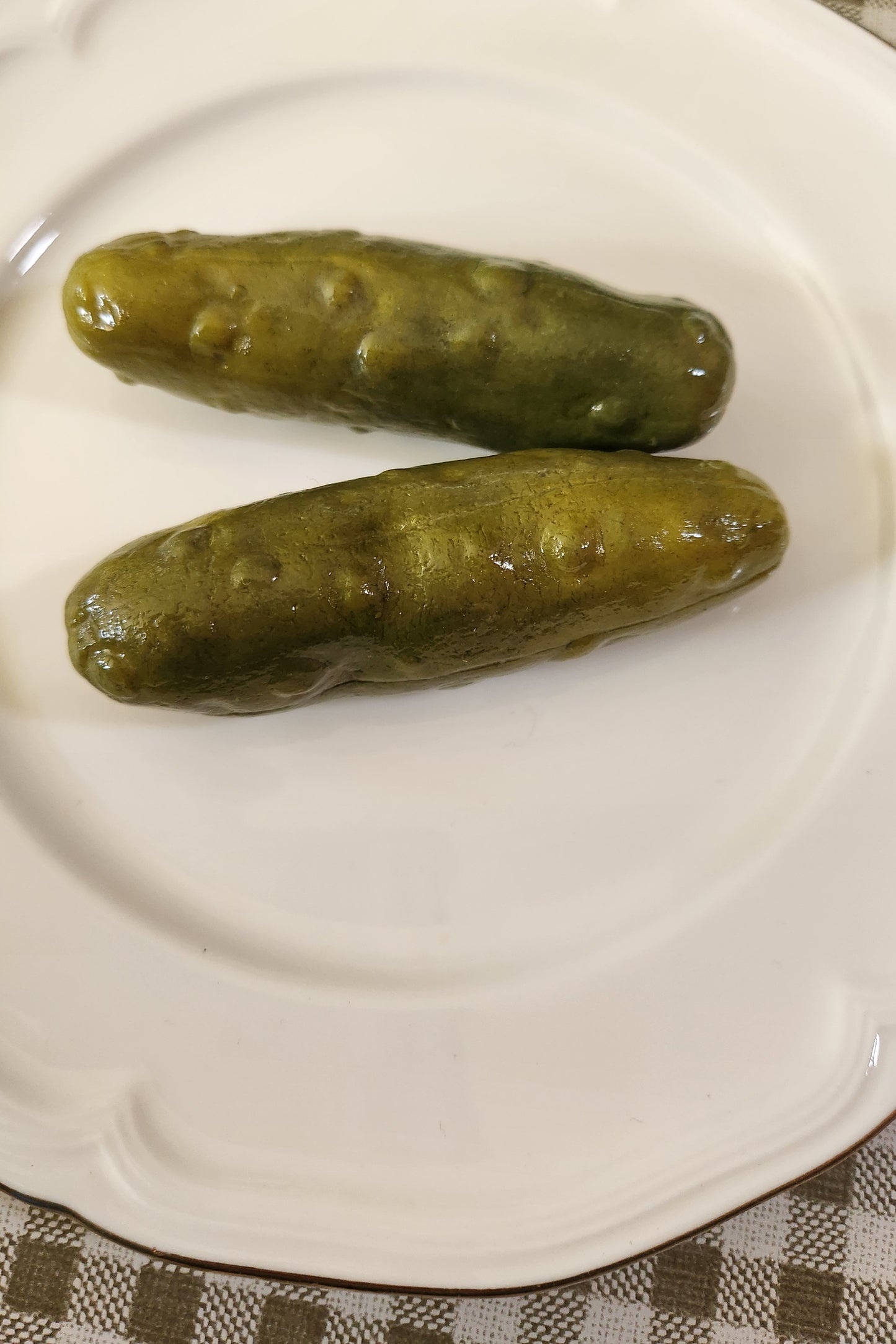 2 Pickles — Hand-sculpted Food Sculpture