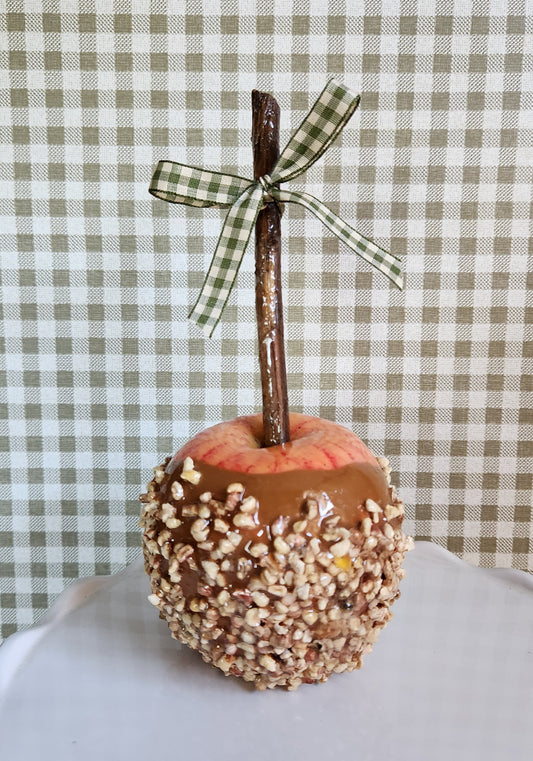 Candy Apple Hand-Finished | Full-Sized Decorative Fall & Halloween Decor