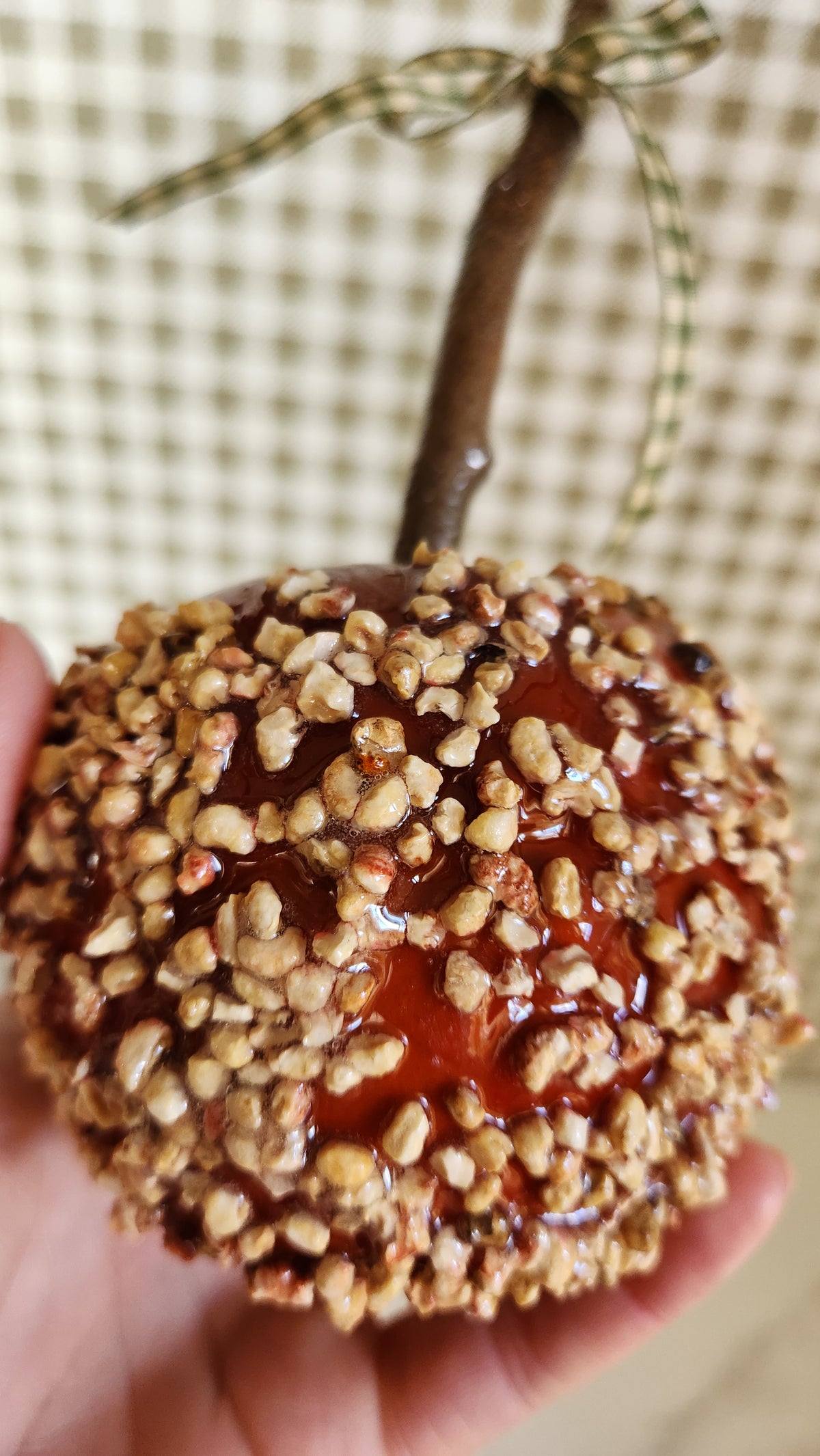 Candy Apple Hand-Finished | Full-Sized Decorative Fall & Halloween Decor