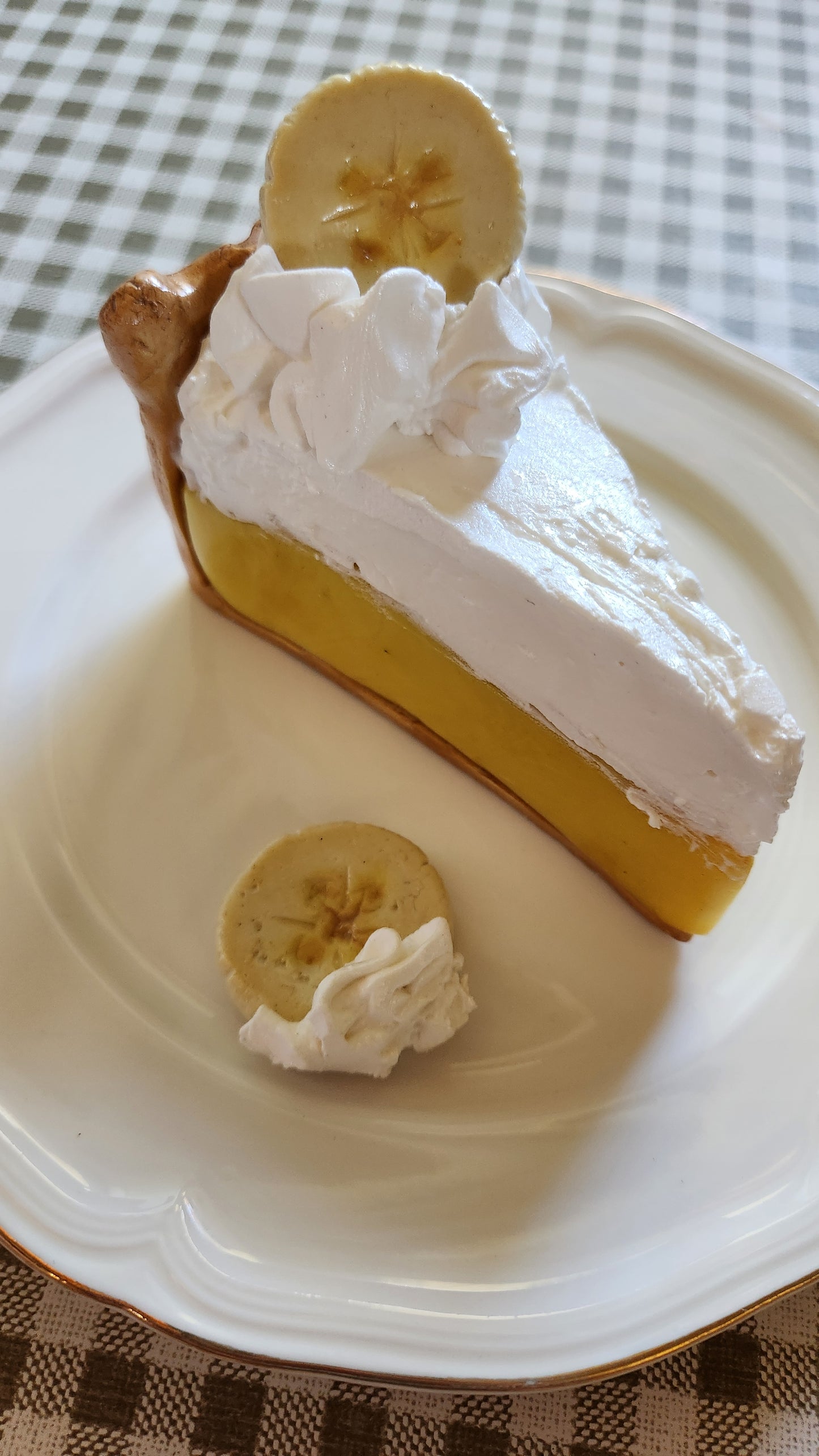 Banana Cream Pie — Handcrafted Food Sculpture