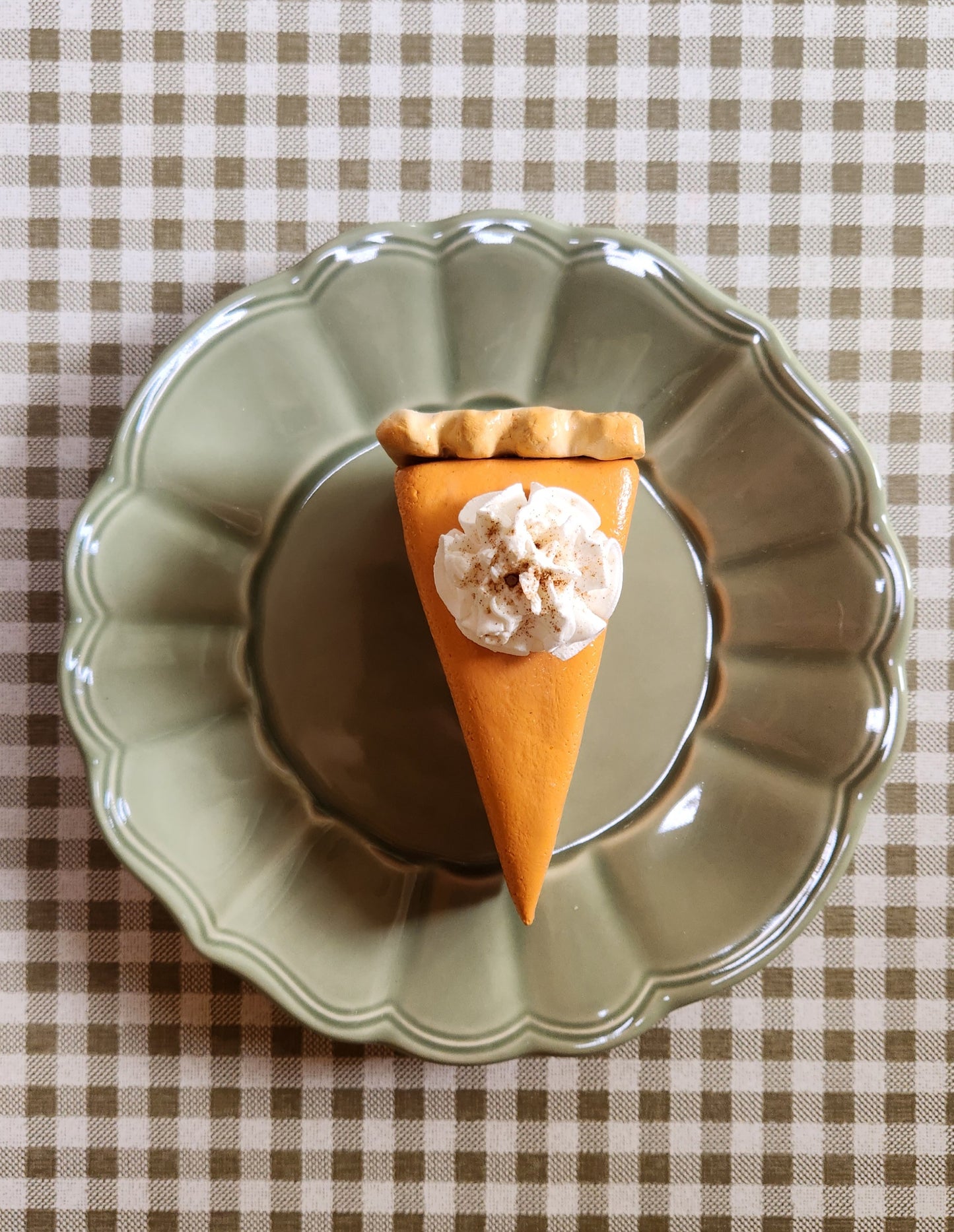 Pumpkin Pie — Handcrafted Food Sculpture