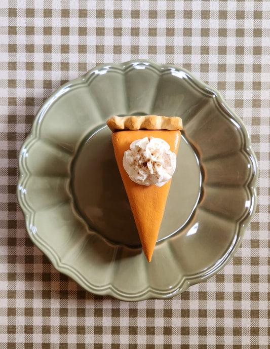 Pumpkin Pie — Handcrafted Food Sculpture