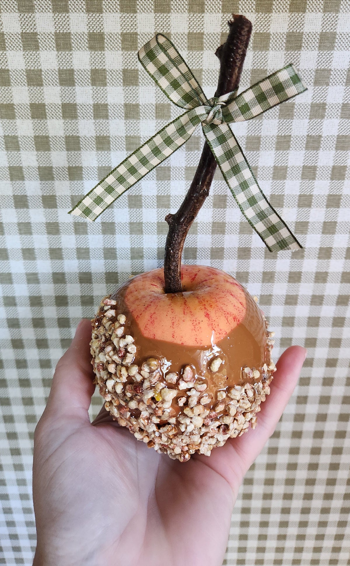 Candy Apple Hand-Finished | Full-Sized Decorative Fall & Halloween Decor