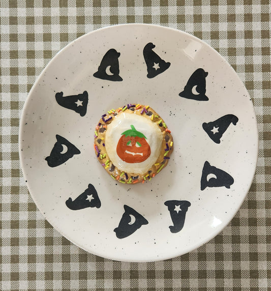Halloween Cookie Stack— Handcrafted Food Sculpture, Fake Food, Plate Wall Food Decor