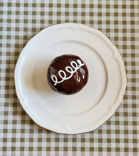 Chocolate Ganache Cupcake — Handcrafted Food Sculpture