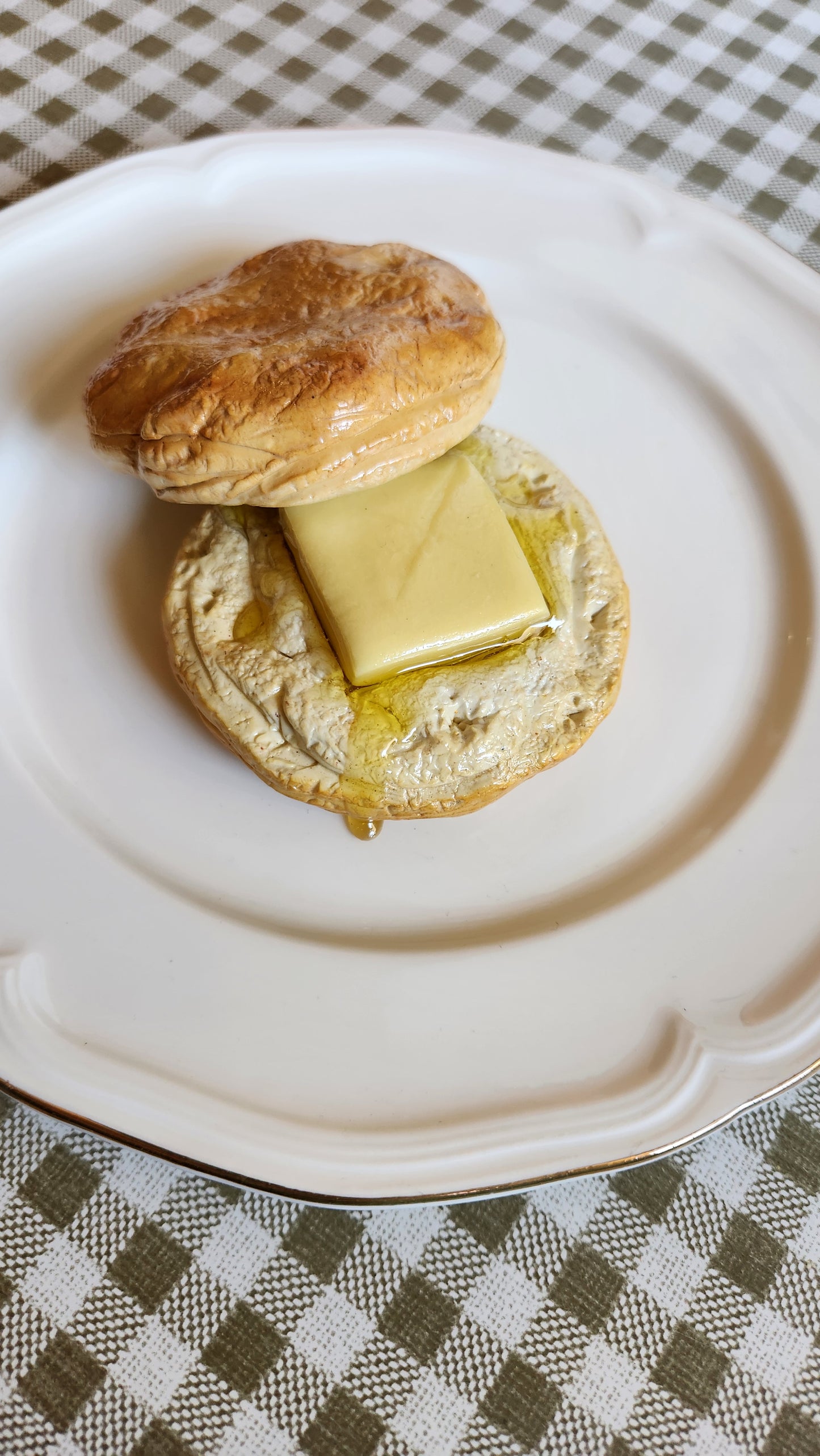 Buttered Biscuit — Handcrafted Food Sculpture