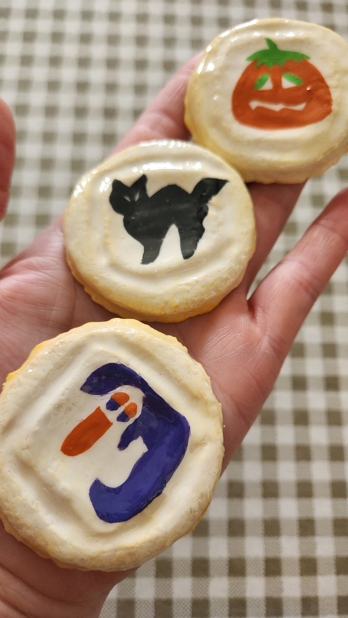 Spooky Sugar Cookies— Handcrafted Food Sculpture, Fake Food, Plate Wall Food Decor