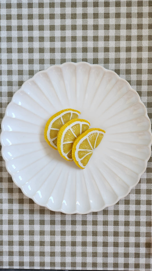 Lemon Slices — Handcrafted Food Sculpture