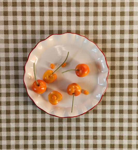 Rainier Cherries Handcrafted Food Sculpture