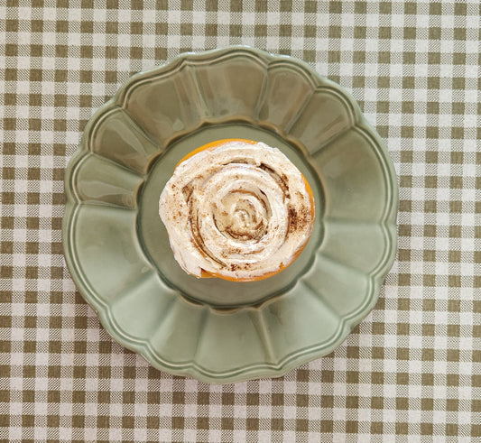 Pumpkin Cinnamon Roll — Handcrafted Food Sculpture