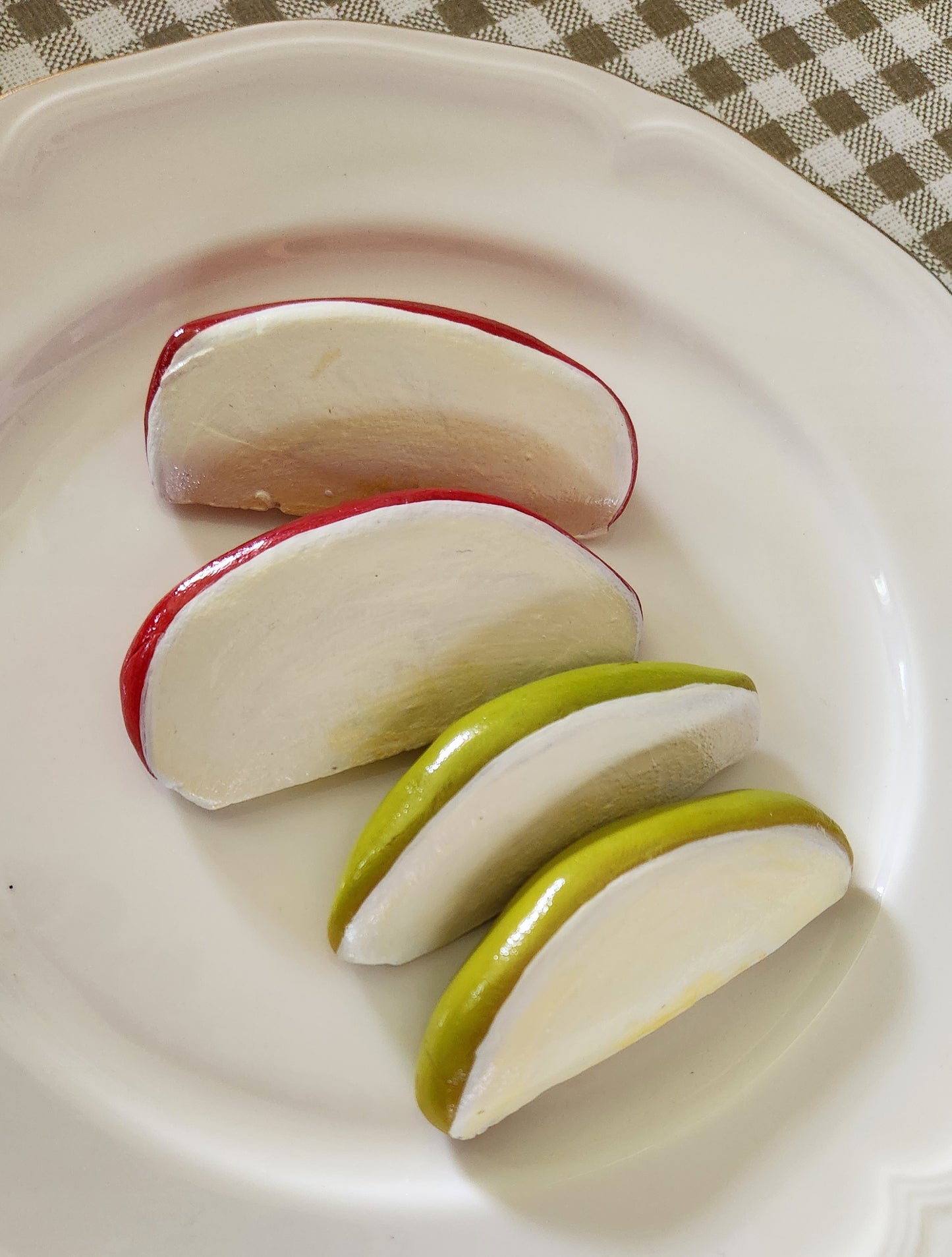 Apple Slices — Handcrafted Food Sculpture