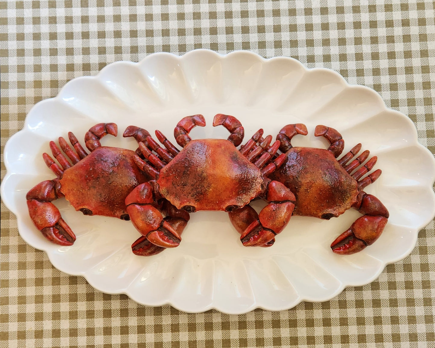 Crab— Handcrafted Food Sculpture
