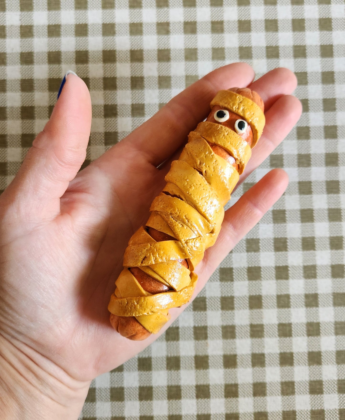 Mummy Hotdog — Handcrafted Food Sculpture