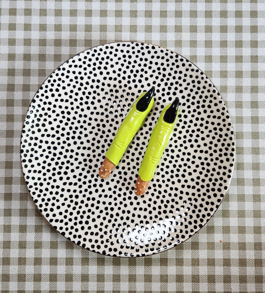 Set of 2 Witch Fingers— Handcrafted Food Sculpture