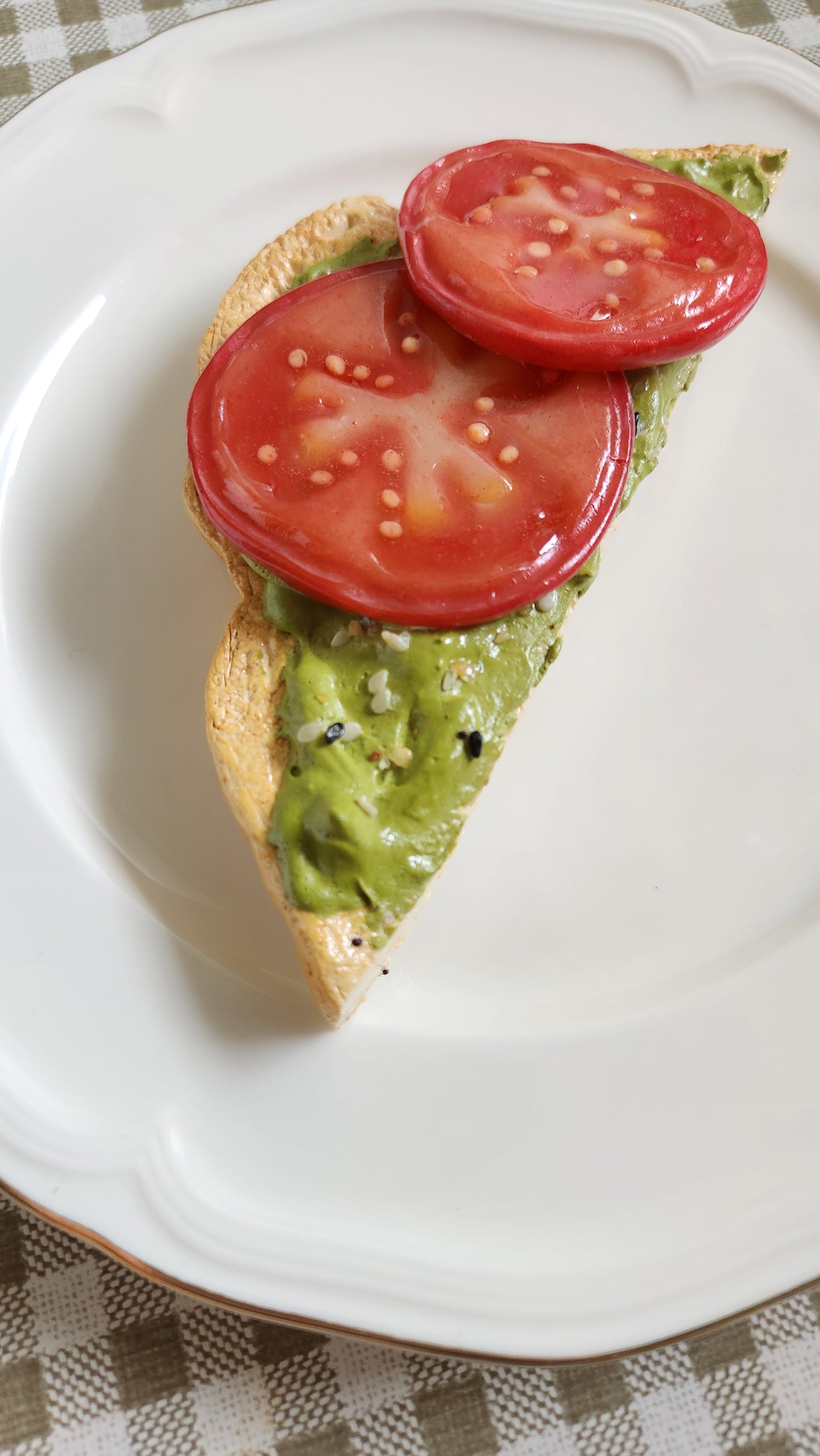 Tomato Avocado Toast — Handcrafted Food Sculpture