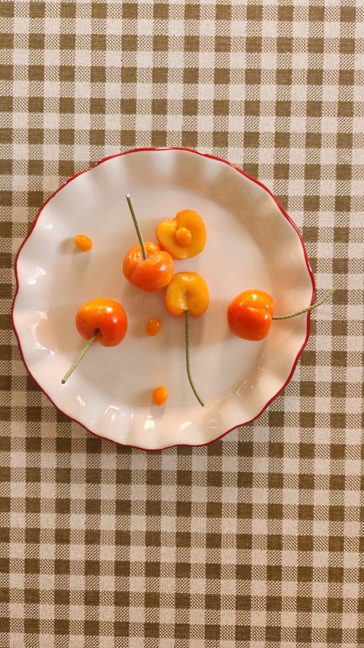 Rainier Cherries Handcrafted Food Sculpture
