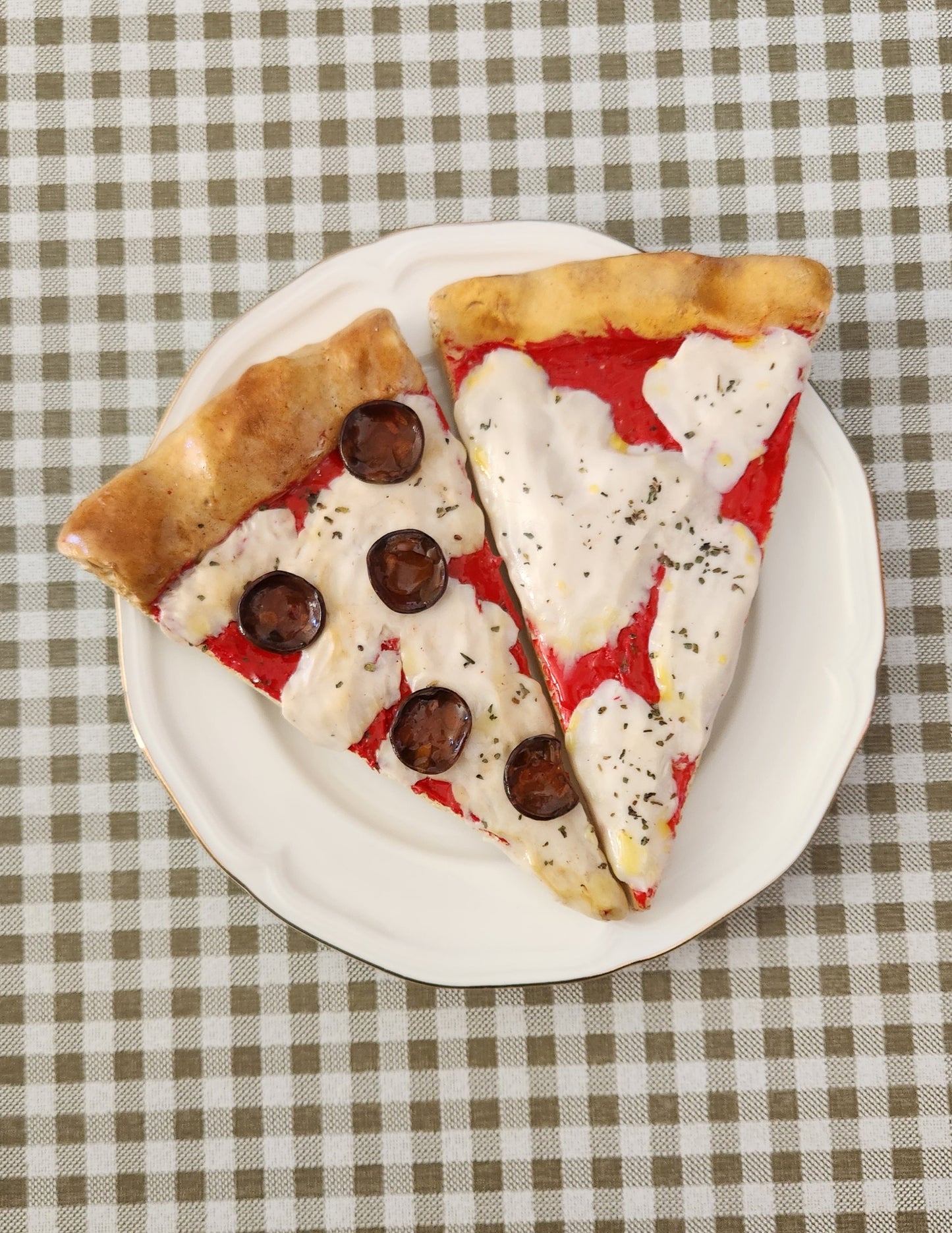 Pizza Slice — Handcrafted Food Sculpture