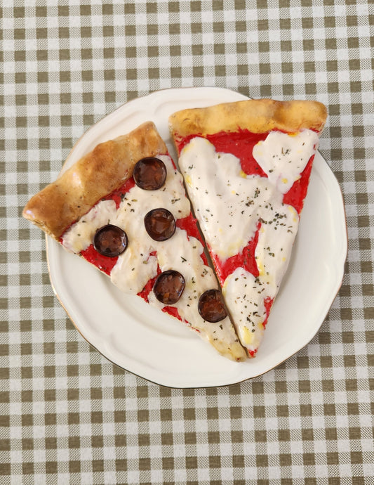 Pizza Slice — Handcrafted Food Sculpture