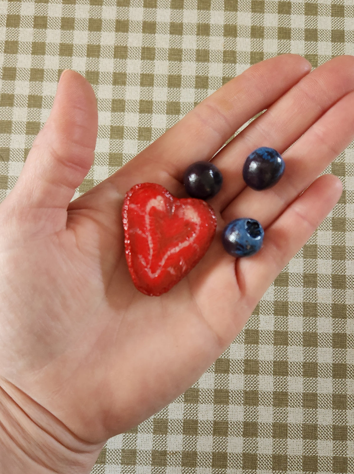 Berry Waffle — Handcrafted Food Sculpture,  Fake Food, Plate Wall Food Decor