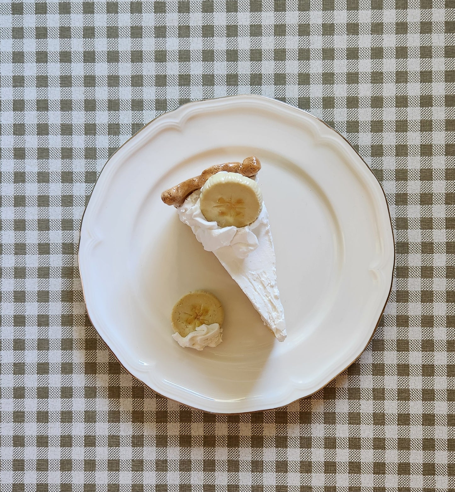 Banana Cream Pie — Handcrafted Food Sculpture